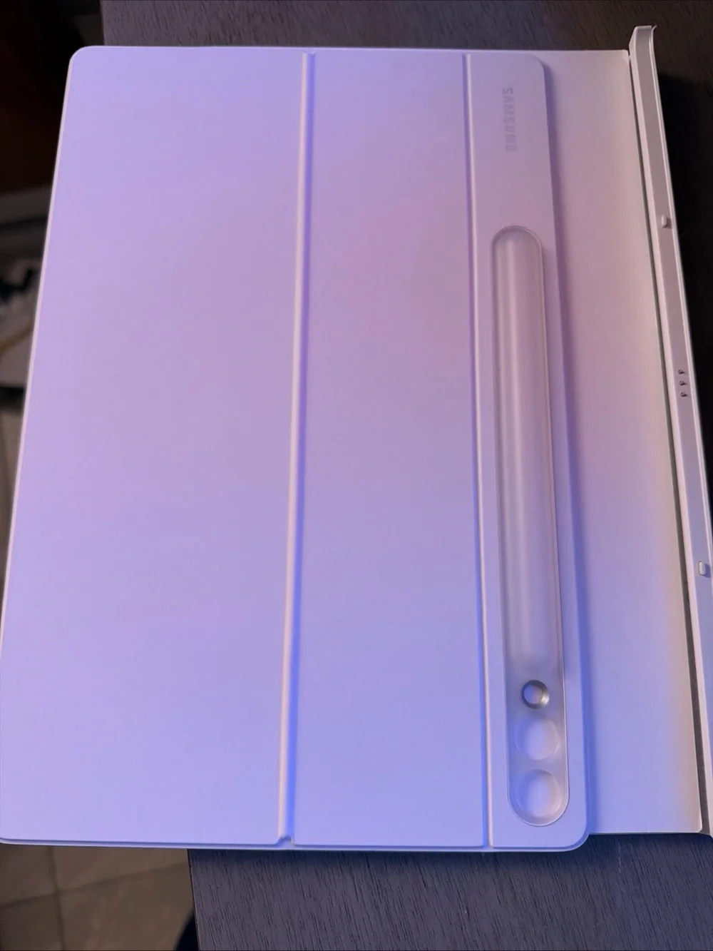 Samsung Book Cover Keyboard for Galaxy Tab S10+/S9+/S9 FE+, White (DX825)